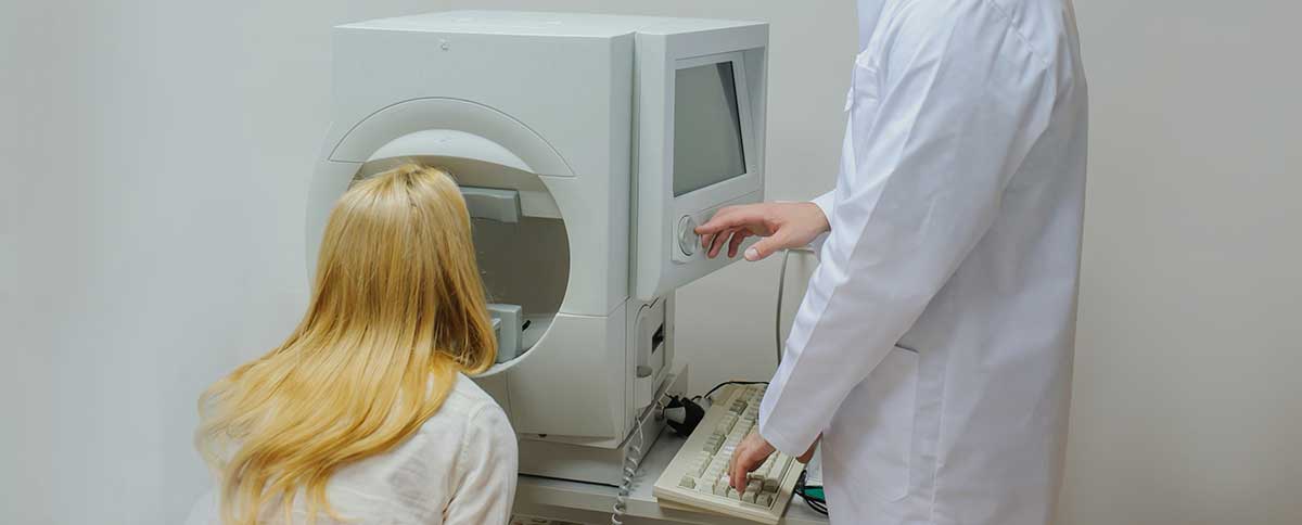 L’esame del campo visivo computerizzato.